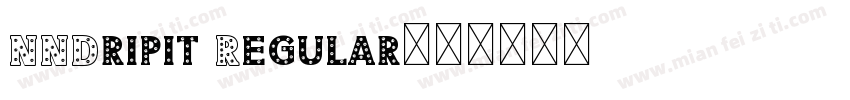 NNDripit Regular字体转换
